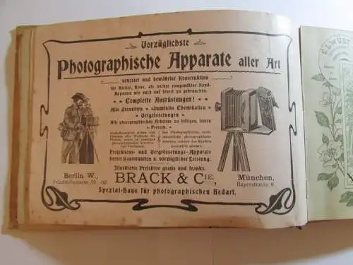 Exportbier Brauerei Reichelbräu A.-G. Kulmbach Postkarten Album 1900 Jugendstil