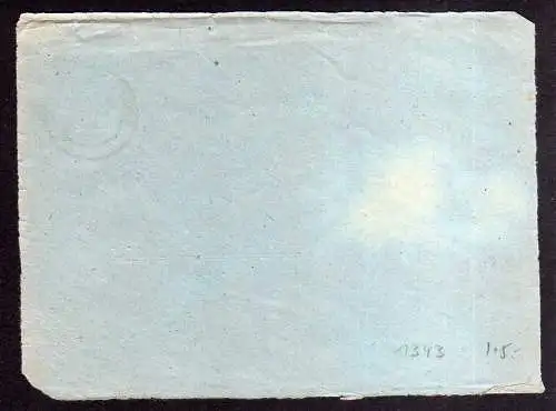 h1343 Briefvorderseite Handstempel Bezirk 27 Leipzig 1 8.7.48 24 Pfg. Rechtsanwa