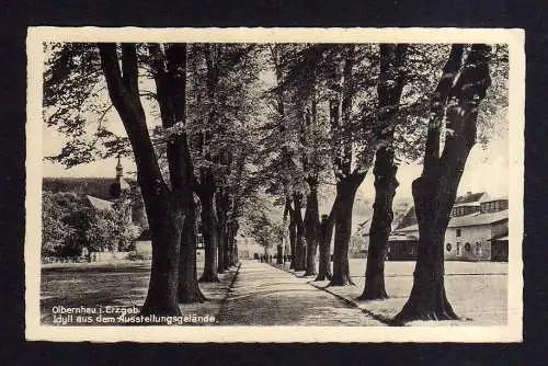 h1703 Währungsreform Bezirk 41 Olbernhau 28.6.48 Postkarte Idyll aus dem Ausstel