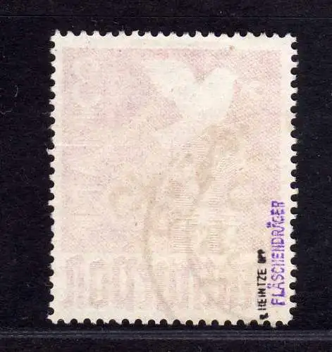 h2340 Handstempel Bezirk 37 Crivitz 3.- Taube gestempelt geprüft BPP