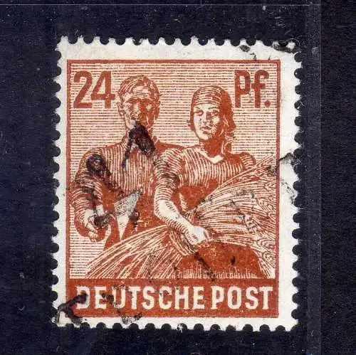 h3084 Handstempel Bezirk 41 Crossen 24 Pfennig postfrisch **  gepr. BPP 174