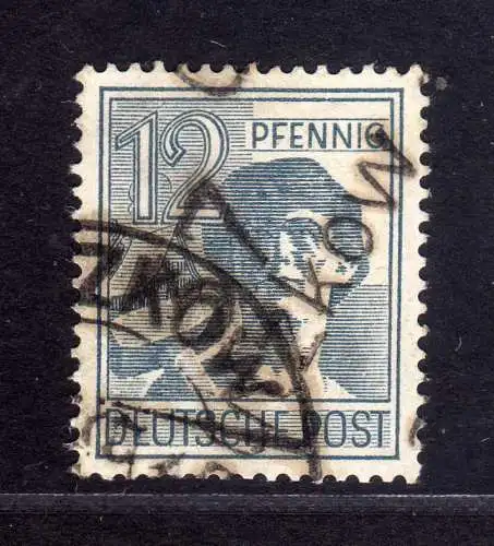 h2454 Handstempel Bezirk 37 33 Gützkow 12 Pfennig gestempelt gepr. Dr. Modry BPP