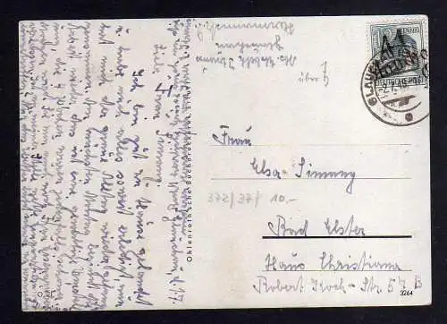 h372 Postkarte Handstempel Bezirk 41 Glauchau 2.7.48 nach Bad Elster