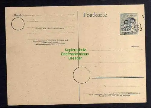 h3191 SBZ Bezirkshandstempel Bezirk 29 Borne Schönebeck 12 Pfennig gepr. BPP