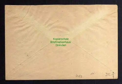 h3483 SBZ Bezirkshandstempel gepr. BPP Bezirk 20 Gernrode Rieder Harz