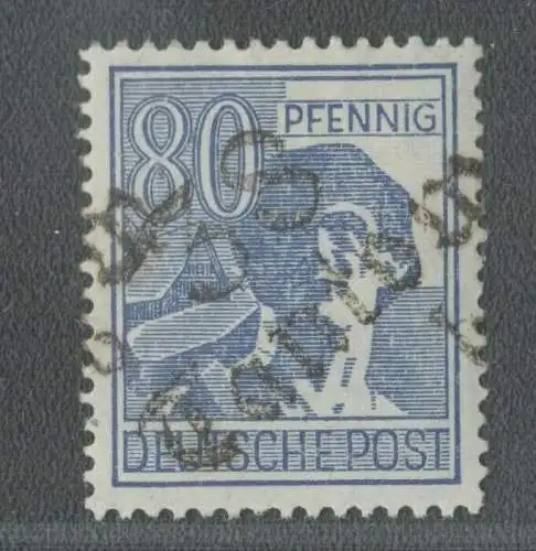 h5080 SBZ Bezirkshandstempel Bezirk 38 Tantow 80 Pfg. 180 * gepr. BPP