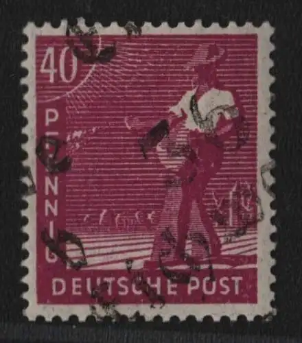 h6331 SBZ Handstempel Bezirk 36 Eichwalde b Typ a 40 Pfg ** postfrisch gepr. BPP