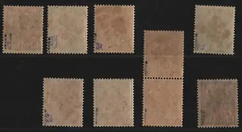 h6361 SBZ Handstempel Bezirk 36 Forst 9 Werte a b c  ** postfrisch gepr. BPP