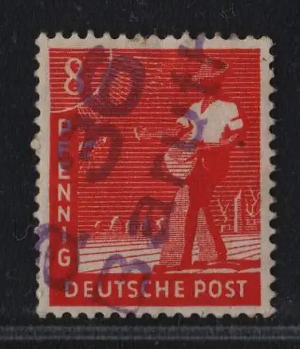 h6219 SBZ Handstempel Bezirk 36 Baruth 8 Pfg. * gepr. BPP