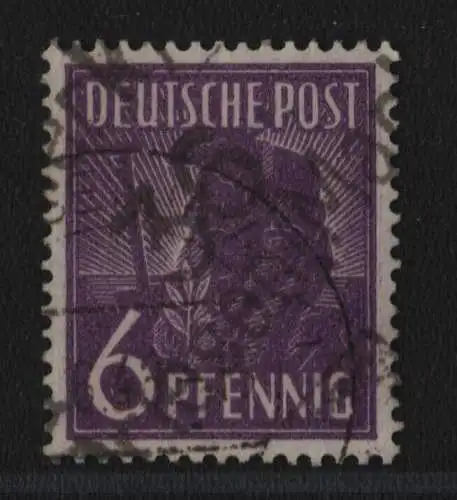 h6278 SBZ Handstempel Bezirk 36 Briesen Mark 6 Pfg. gestempelt gepr. BPP