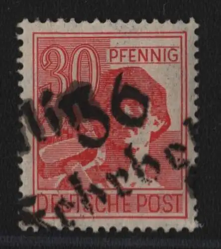 h6351 SBZ Handstempel Bezirk 36 Fehrbellin 30 Pfg. ** gepr. BPP