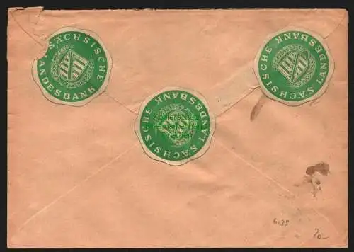 h6139 SBZ Handstempel Bezirk 14 Hoyerswerda 24 Pfg. 174 Brief Landeskreditbank