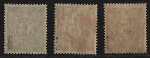 h6336 SBZ Handstempel Bezirk 36 Eichwalde c 3 Werte Ziffern ** postfrisch gepr.