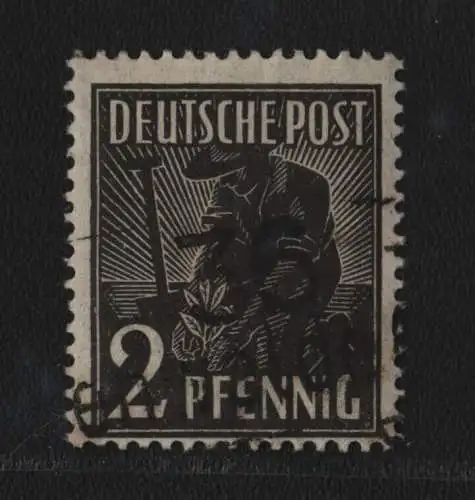 h6377 SBZ Handstempel Bezirk 36 Freienwalde Oder 2 Pfg. Postmuseum ND ** g. BPP