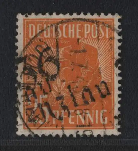 h6660 SBZ Handstempel Bezirk 36 Prenzlau 175 25 Pfg. gestempelt Vollstempel gep