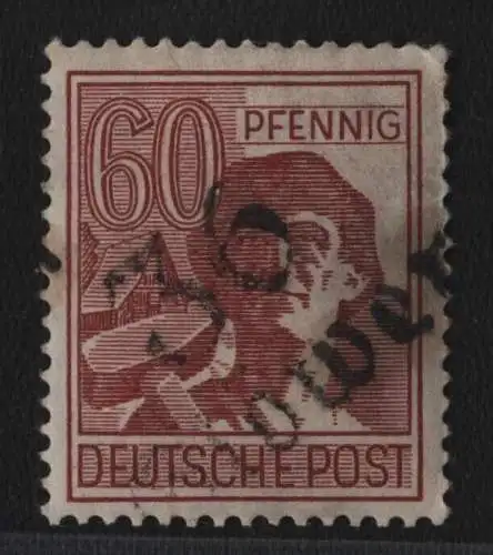 h6397 SBZ Handstempel Bezirk 36 Glöwen 60 Pfg. ** postfrisch gepr. BPP