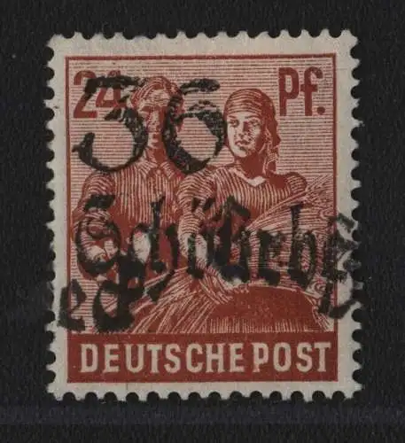 h6424 SBZ Handstempel Bezirk 36 Groß Schönebeck 24 Pfg. *, gepr. Ballschmidt