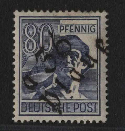 h6654 SBZ Handstempel Bezirk 36 Plaue 80 Pfg. * Postmuseum ND gepr. BPP