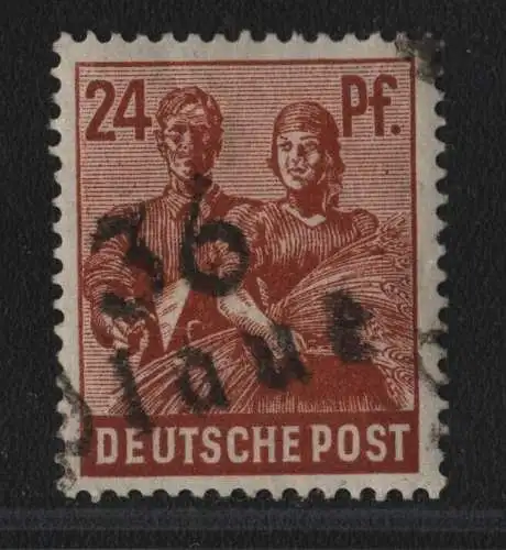 h6653 SBZ Handstempel Bezirk 36 Plaue 24 Pfg. * Postmuseum ND gepr. BPP