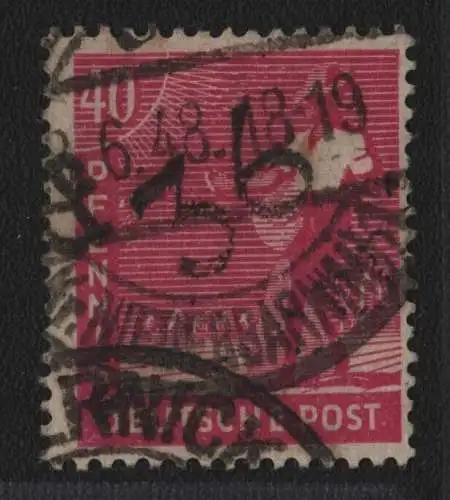 h6818 SBZ Handstempel Bezirk 36 Zepernick 40 Pfg. gestempelt gepr. BPP