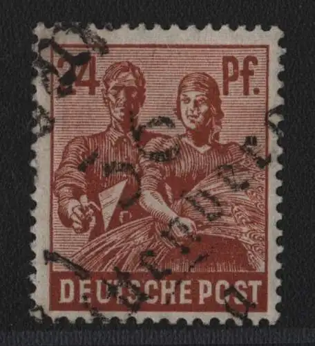 h6784 SBZ Handstempel Bezirk 36 Wittenberge 2a 24 Pfg. 174 ** postfrisch gepr. B