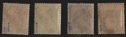 h6452 SBZ Handstempel Bezirk 36 Karstädt 4 Werte ** / * gepr. BPP