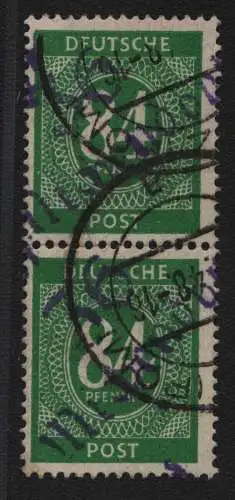 h6568 SBZ Handstempel Bezirk 36 Michendorf 2x Ziffer 84 gestempelt gepr. BPP