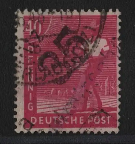 h6592 SBZ Handstempel Bezirk 36 35 Sulmirschütz 40 Pfg. gestempelt gepr. BPP