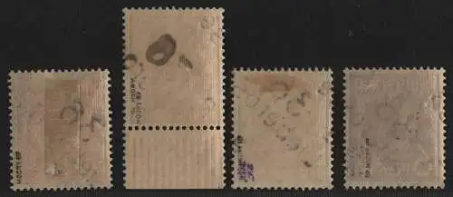 h6500 SBZ Handstempel Bezirk 36 Lieberose 4 Werte */**   gepr. BPP