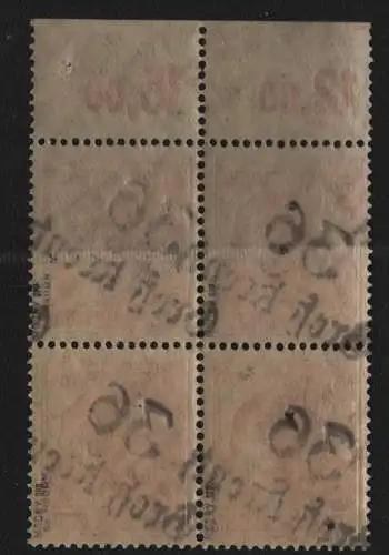 h6419 SBZ Handstempel Bezirk 36 Groß Kreutz 3x 30 OR VB ** postfrisch gepr. BPP