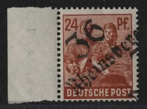 h6676 SBZ Handstempel Bezirk 36 Rheinsberg Typ a 24 Pfg. 174 ** postfrisch gepr.