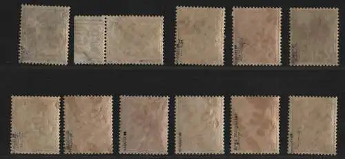 h6636 SBZ Handstempel Bezirk 36 Oranienburg 11 Werte ** postfrisch gepr. BPP