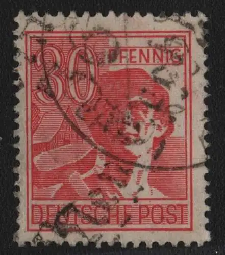 h6620 SBZ Handstempel Bezirk 36 Neu Trebbin 30 Pfg. gestempelt gepr. BPP