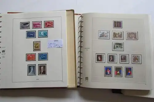 S493 Sammlung Lichtenstein postfrisch gestempelt doppelt gesammelt 1960 - 2007