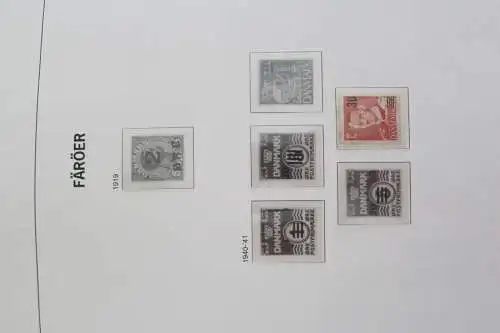 S383 Sammlung Färöer 1975 bis 2004 ** komplett + MH + Blöcke auf DAVO Falzlos