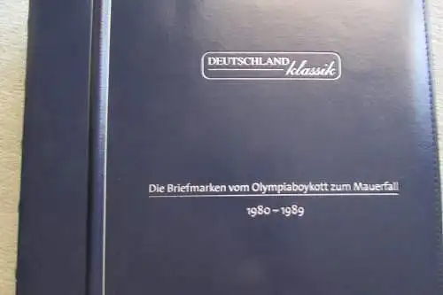 S 553 Sammlung Deutschland Klassik 1980 - 1986 ** komplett +leerer Vordruck