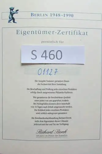 S460 Westberlin überdurchschnittliche Sammlung 1952 - 1990 ** mit Extras