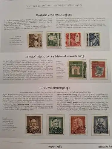 S 560 Sammlung Deutschland BRD 5 Alben 1949 - 2002 gestempelt z. 1965 -2000 **