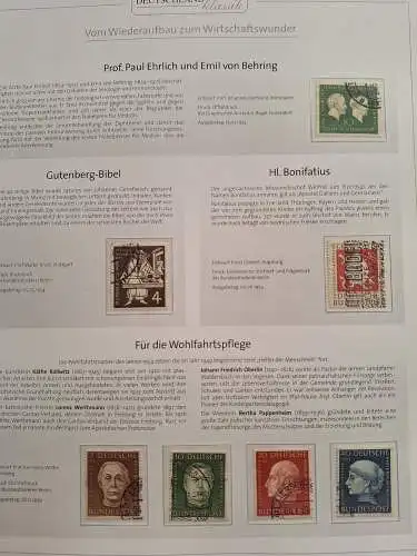 S 560 Sammlung Deutschland BRD 5 Alben 1949 - 2002 gestempelt z. 1965 -2000 **