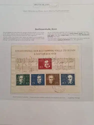 S 560 Sammlung Deutschland BRD 5 Alben 1949 - 2002 gestempelt z. 1965 -2000 **