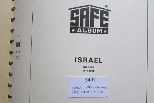 S492 Sammlung Israel mit TAB 1962 - 1980 postfrisch und gestempelt davor einige