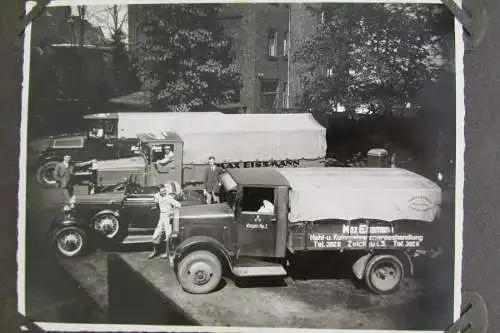 S388 2 Fotoalben Zwickau hunderte Fotos 1915 bis ca. 1940 Technik Autos Personen