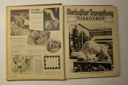 S418 Oberlausitzer Tageszeitung 1938 kpl. Jahrgang viel Heimat- Zeitgeschichte