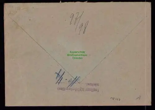 B18227 Schmalkalden Konventstadt  Brief 28.6.49 1949  Mi. 220 Behördenpost Brief