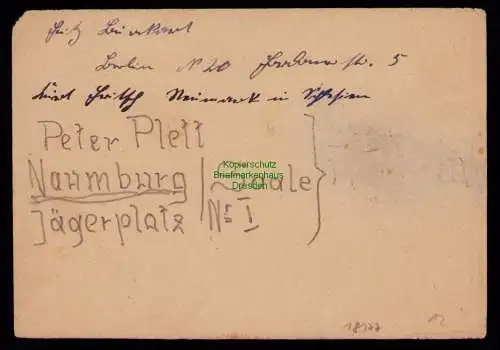 B18177 Postkarte um 1948 Kriegsgefangenensendung sowjetischer Vordruck Berlin