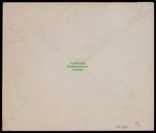 B18188 Brief DSW Afrika Windhuk 1908 nach Outjo Vordruck Damara & Namaqua