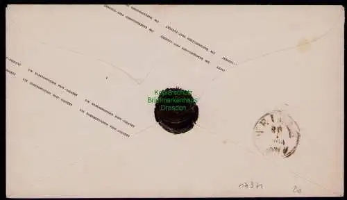 B17971 Ganzsache Brief Preussen Coelleda 1864 nach Weimar