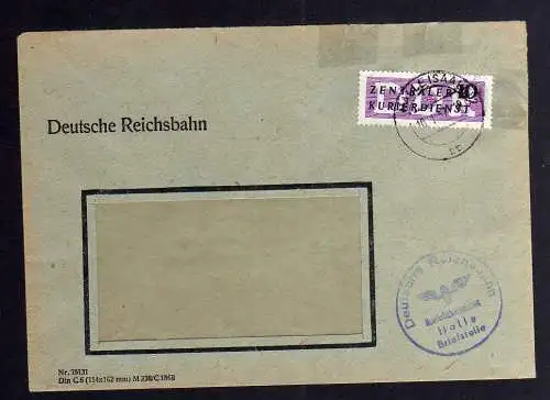 B1803 DDR ZKD 6 Brief Deutsche Reichsbahn Halle Ortsbrief geprüft BPP