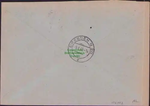 B17503 Einschreiben R-Brief an Gebr. Hörmann A.-G. Rathenow 1943