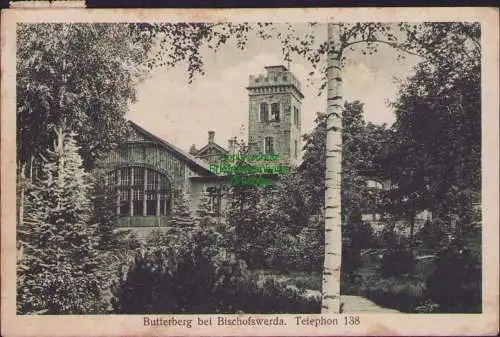 B17191 AK Butterberg Bischofswerda 1930 Landpoststempel Geißmannsdorf